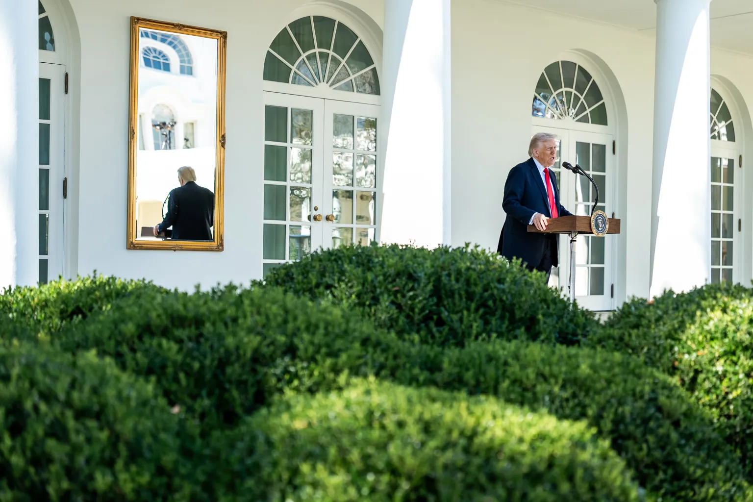 What will Trump say in February?